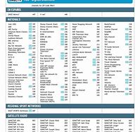 Image result for Free Printable Direct TV Guide