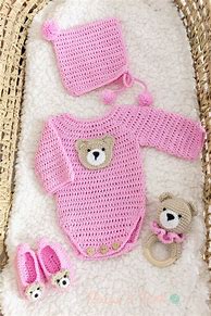 Image result for Crochet Baby Onesie Pattern