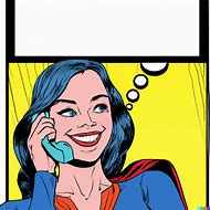 Image result for Superhero Talking On the Phone