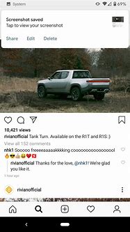Image result for Rivian R1t Tank Turn