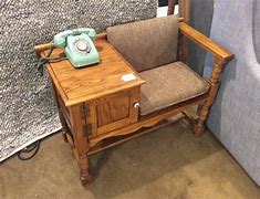 Image result for Two Seated Vintage Phone Table