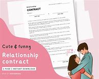 Image result for Funny Dating Contract