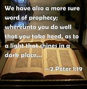Image result for 2 Peter 1 19 21