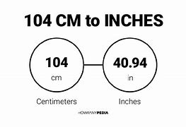 Image result for How Does 104 Cm Look Like