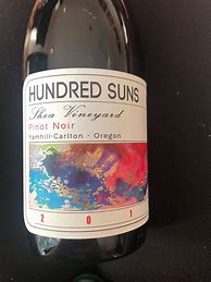 Image result for Hundred Suns Pinot Noir Shea