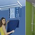 Image result for Ceiling Hanging Clothes Drying Rack