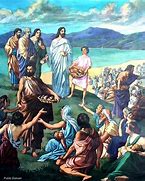 Image result for Jesus Feeding Five Thousand