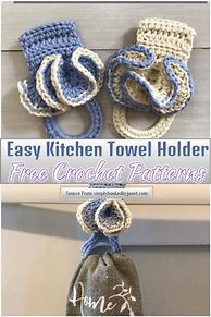 Image result for Ee Crochet Towel Holder Pattern