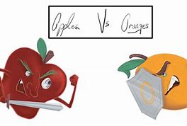 Image result for Apples and Oranges Fallacy