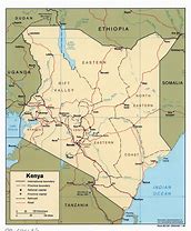 Image result for Kenya Map with Cities