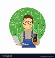 Image result for Computer Technician Vector