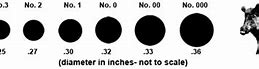 Image result for Shot Size Comparison Chart