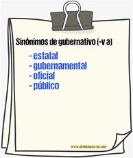 Image result for gubernativo