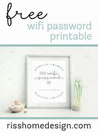 Image result for Free Printable Wifi Password Table Tent