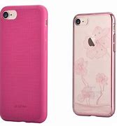 Image result for iPhone 7 with White Backround and Pink and Mint Flowers Phone Case