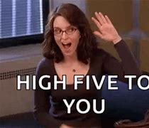 Image result for Tina Fey High Five