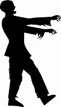 Image result for Zombie Silhouette Clip Art