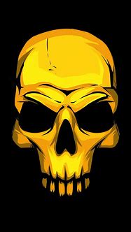 Image result for Black Gold Skull