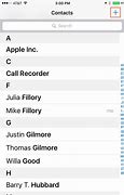 Image result for iPhone Contacts Page
