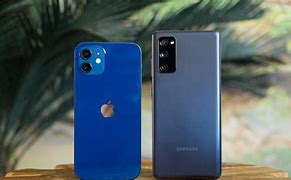 Image result for iPhone 12 vs Samsung S20 Fe