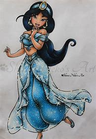 Image result for Aladdin Jasmine Drawing