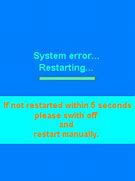 Image result for System Error Screen