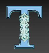 Image result for T 3D Letter Template