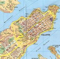 Image result for City Map of Valletta Malta
