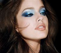 Image result for Models with Blue Makeup