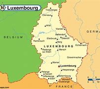 Image result for Luxembourg City Map with Belgium