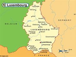 Image result for Luxembourg France Map