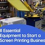 Image result for Screen Printing Business