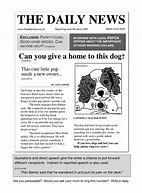 Image result for Pictures of Newspaper Articles