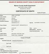 Image result for Death Certificate Printable Arizona