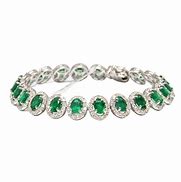 Image result for Emerald and Silver Bracelet