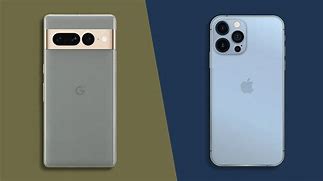 Image result for Pixel 6 Next to iPhone 13 Pro Max