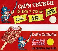 Image result for Cap'n Crunch Ice Cream Bar