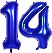 Image result for Number 14 Balloons