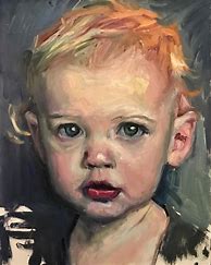 Image result for Paintings of Cute Children