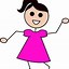 Image result for Happy Girl Clip Art