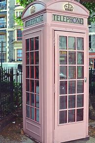 Image result for Pink London Phone Booth