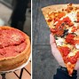Image result for NY Pizza vs Chicago Pizza