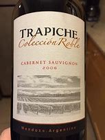 Image result for Trapiche Cabernet Sauvignon Coleccion Roble