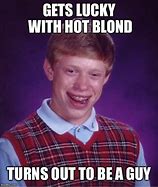 Image result for Blonde Hair Guy Meme