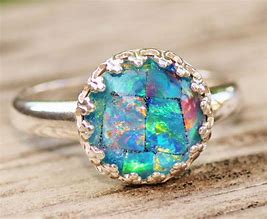 Image result for Genuine Australian Opal Rings