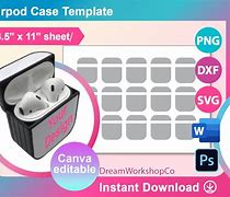 Image result for AirPod Case Template