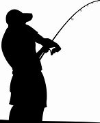 Image result for Man Fishing Silhouette Black Background