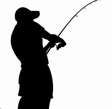 Image result for Fishing Rod Silhouette Clip Art