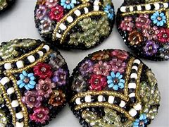Image result for Beaded Buttons