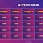 Image result for Jeopardy Game Template Google Slides